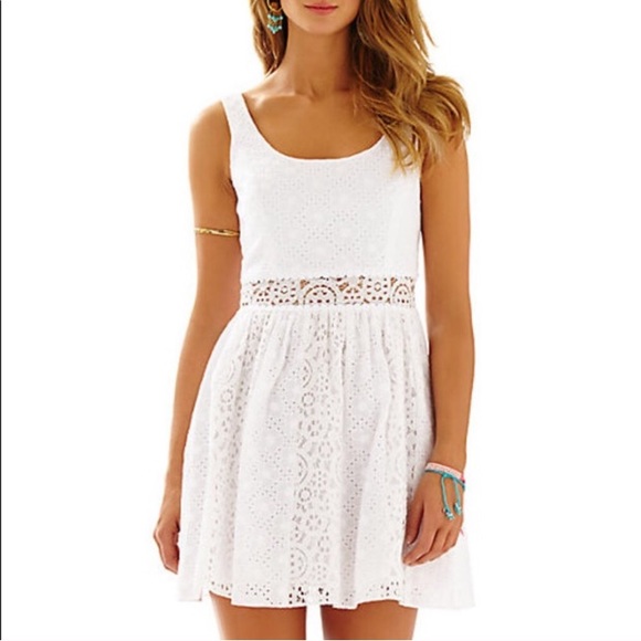Lilly Pulitzer Dresses & Skirts - NWT Lilly Pulitzer Rosemarie Eyelet White Dress